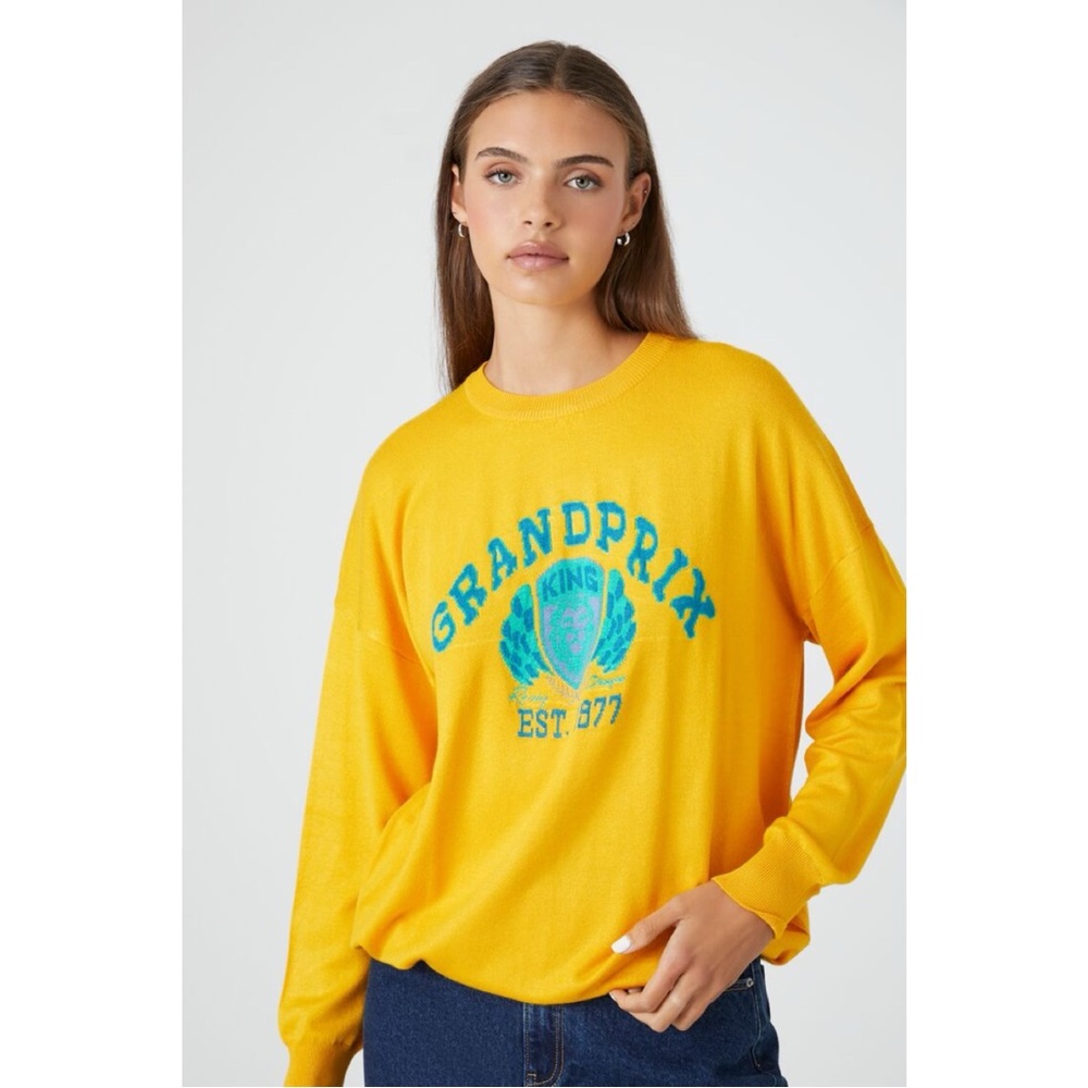 Forever 21 Grand Prix Graphic Pullover